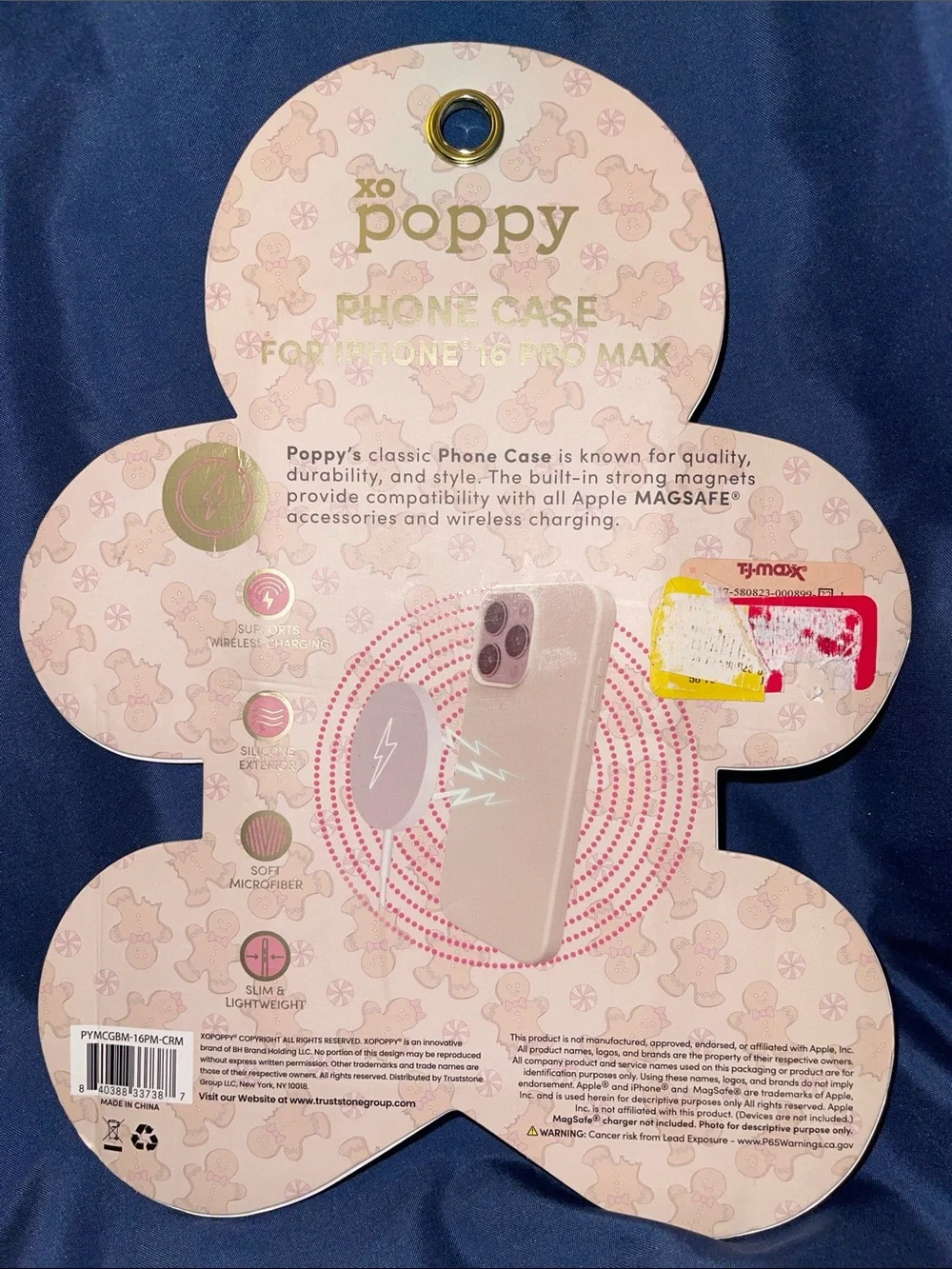 XO Poppy Cream Phone Case